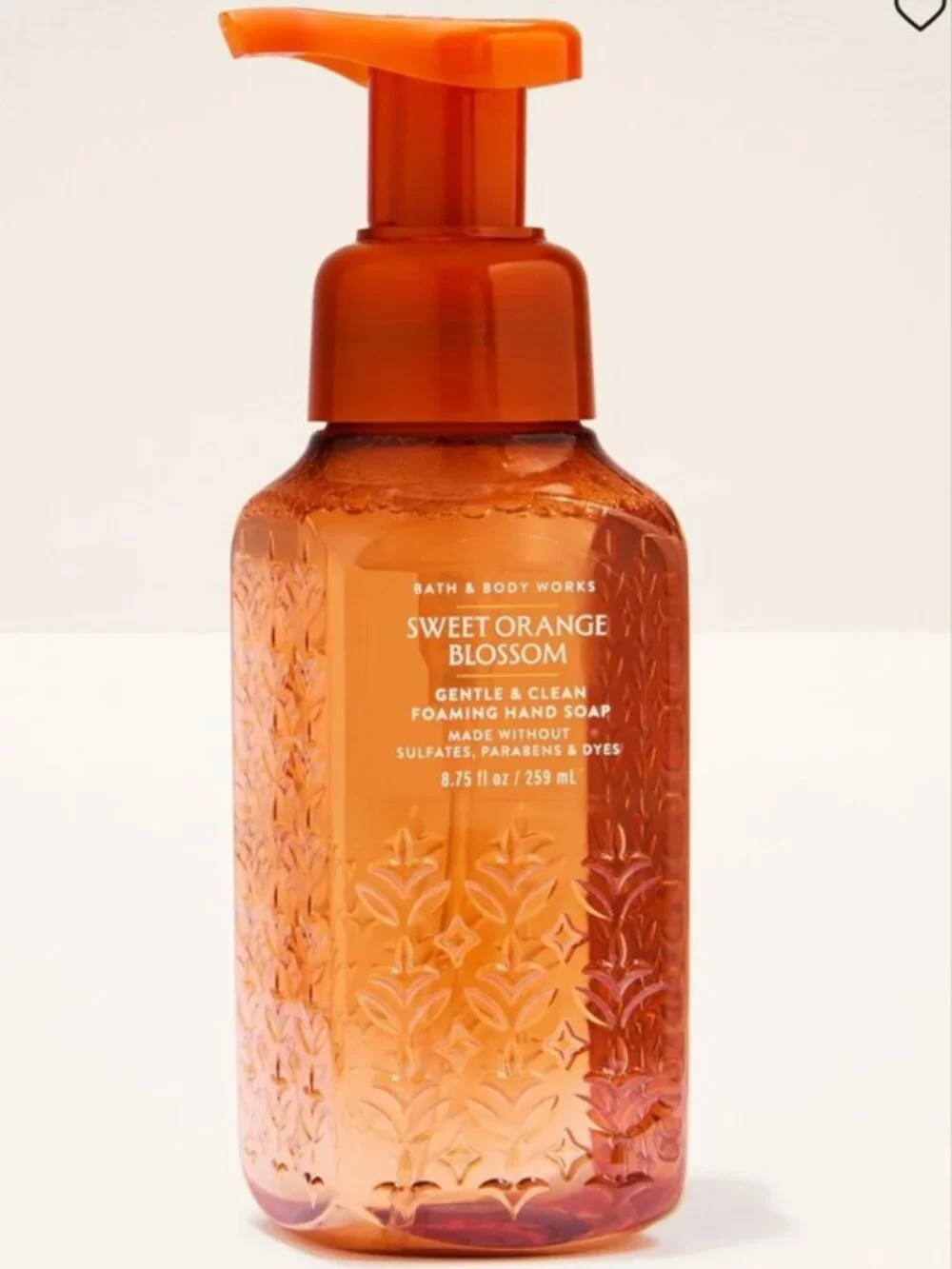 🍊Bath & Body Works Sweet Orange Blossom Gentle & Clean Foaming Hand Soap 8.75oz